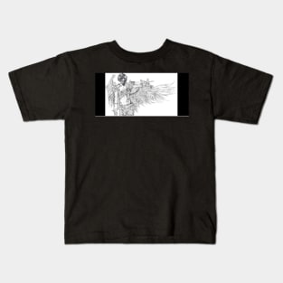 Steampunk angel Kids T-Shirt